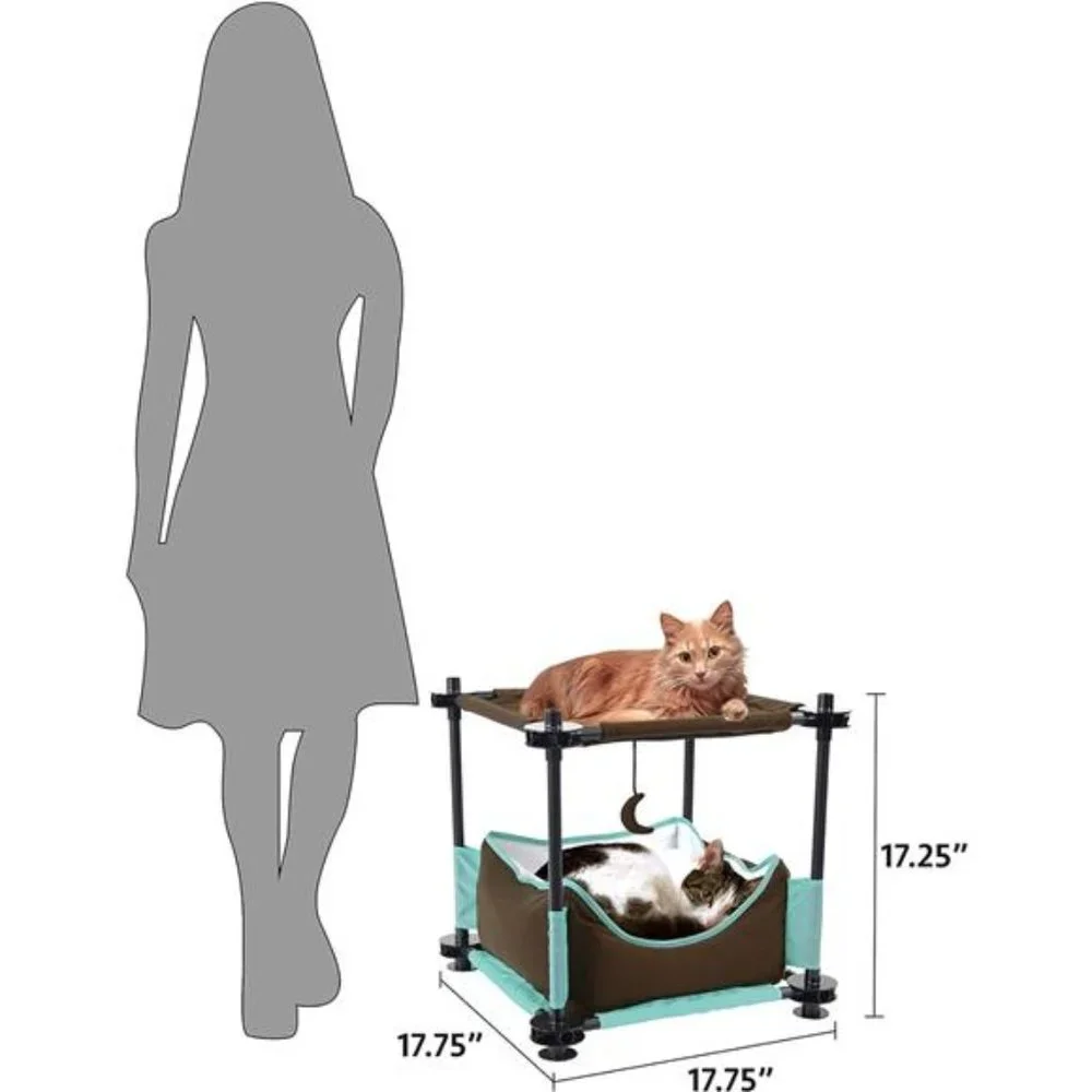 Kitty City Claw Indoor and Outdoor Mega Kit Cat Furniture, Cat Sleeper